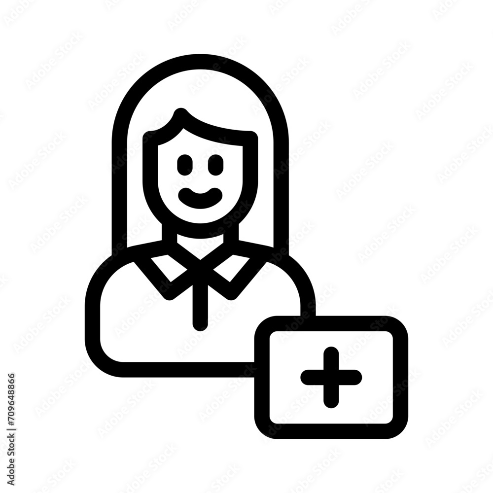 pharmacist line icon pharmacist line icon