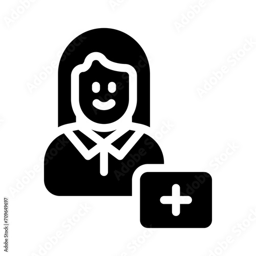 pharmacist glyph icon