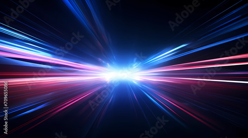 Technology abstract line background and light effect, technology-sense background material