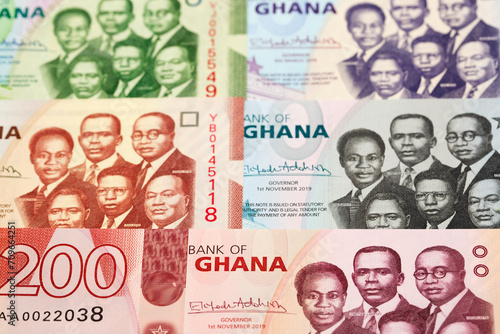 Ghanaian money a business background photo