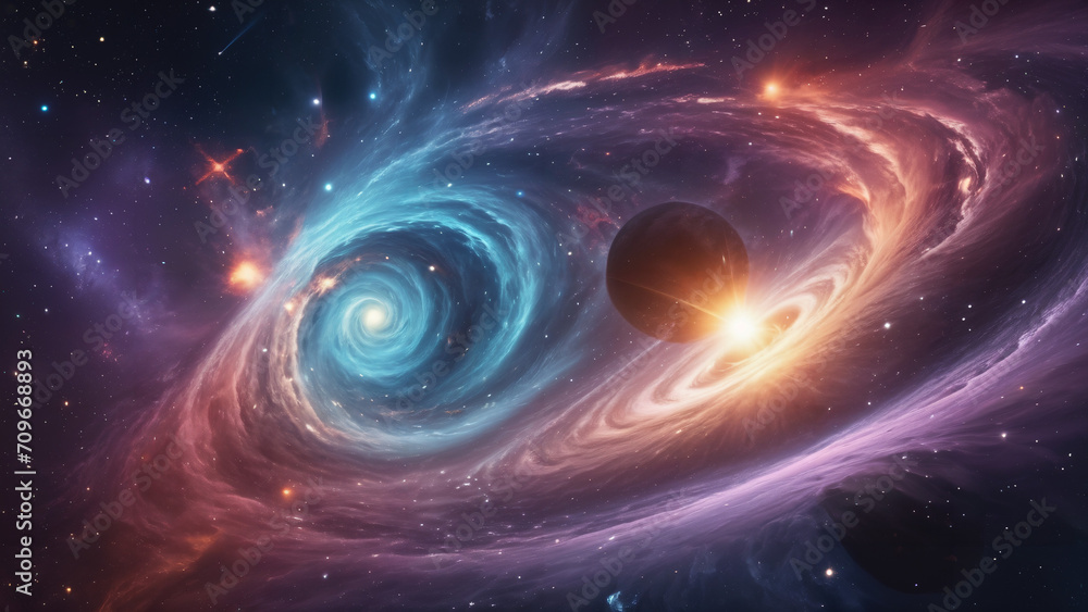 background with space background with space