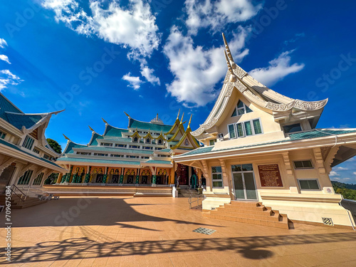 Εκτύπωση καμβά Aerial view of Wat Pa Phu Kon in Loei, Thailand