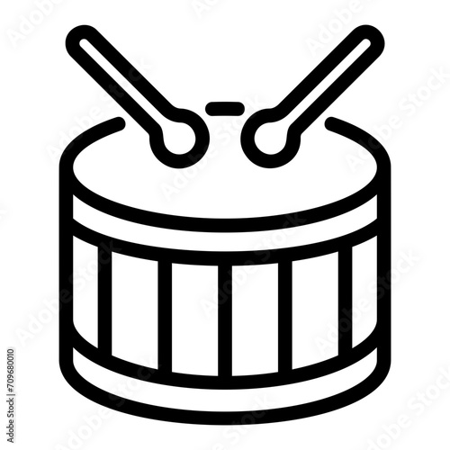 drum outline icon
