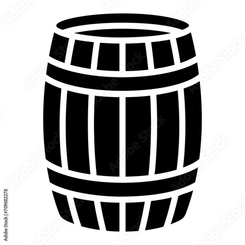 barrel glyph icon