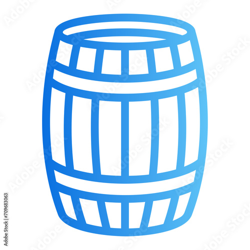 barrel gradient icon
