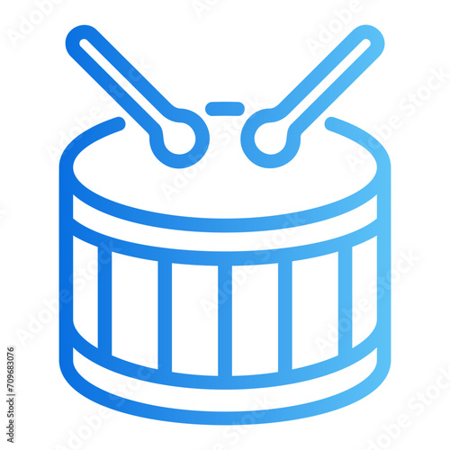 drum gradient icon