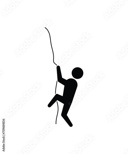 climb icon, vector best flat icon.