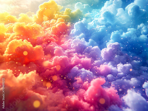 colorful clouds wallpapers wallpapers © Toey Meaong
