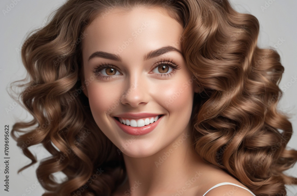 model photography. portrait of a woman with long hair model photography. portrait of a woman with long hair