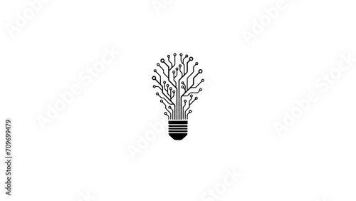 bulb, light, technology, bulb logo, 