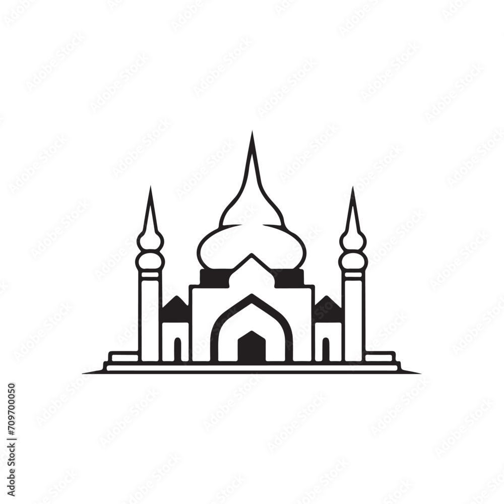 Mosque Icon Vector Images