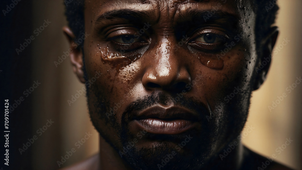 Sad, Unhappy man Face closeup, closeup portraits, straight into the camera Sad, Unhappy man Face closeup, closeup portraits, straight into the camera