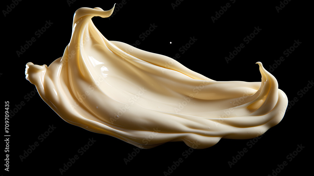 Mayonnaise splash isolated Mayonnaise splash isolated