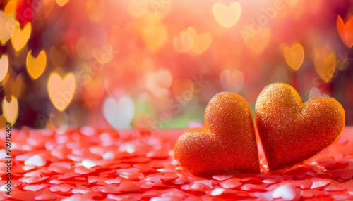 happy valentine day blur and select focus background illustration