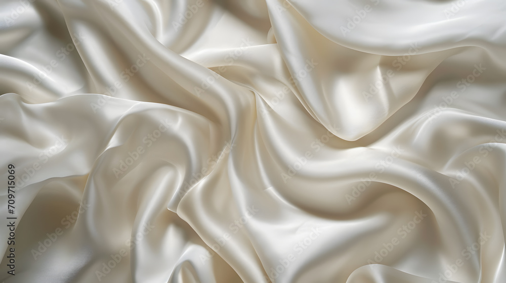 White Silk folded fabric texture White Silk folded fabric texture