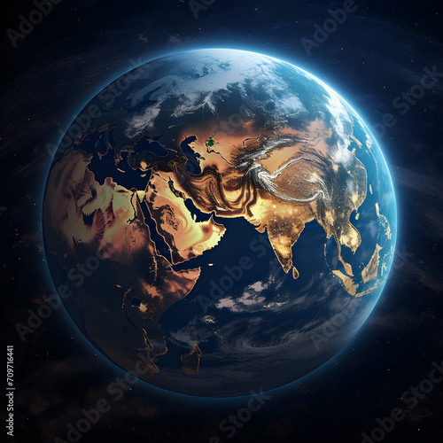 view of earth from space