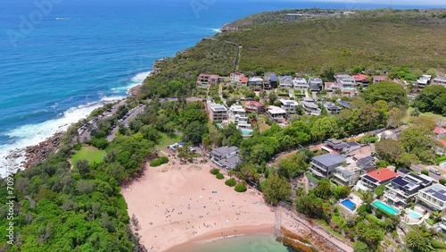 Wallpaper Mural Sydney, Australia: Aerial view of  Shelly Beach in capital city of Australian state of New South Wales and most populous city in Australia Torontodigital.ca