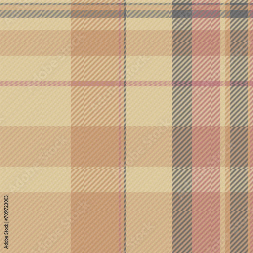 Seamless plaid textile of texture check tartan with a fabric pattern vector background.