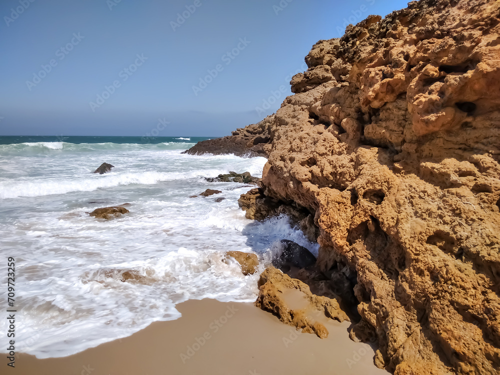 Waves of the Atlantic Ocean. The edge of Europe. Portugal. Waves of the Atlantic Ocean. The edge of Europe. Portugal.