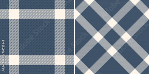 Check pattern vector of background plaid textile with a seamless tartan fabric texture.