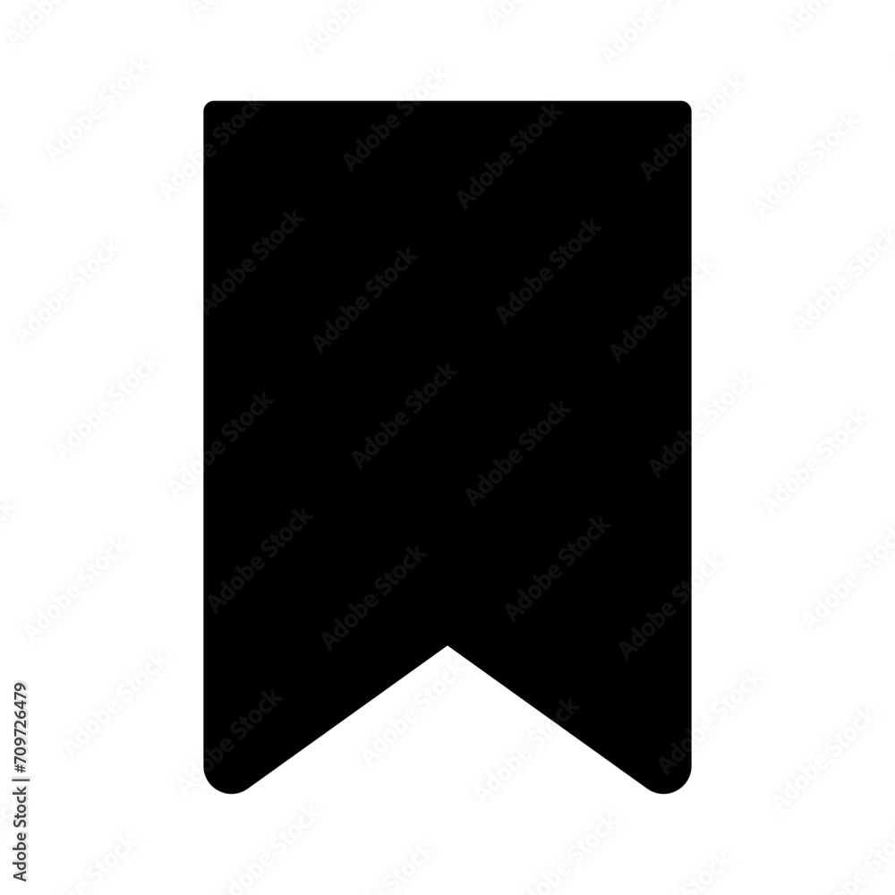 Bookmark solid glyph icon Bookmark solid glyph icon