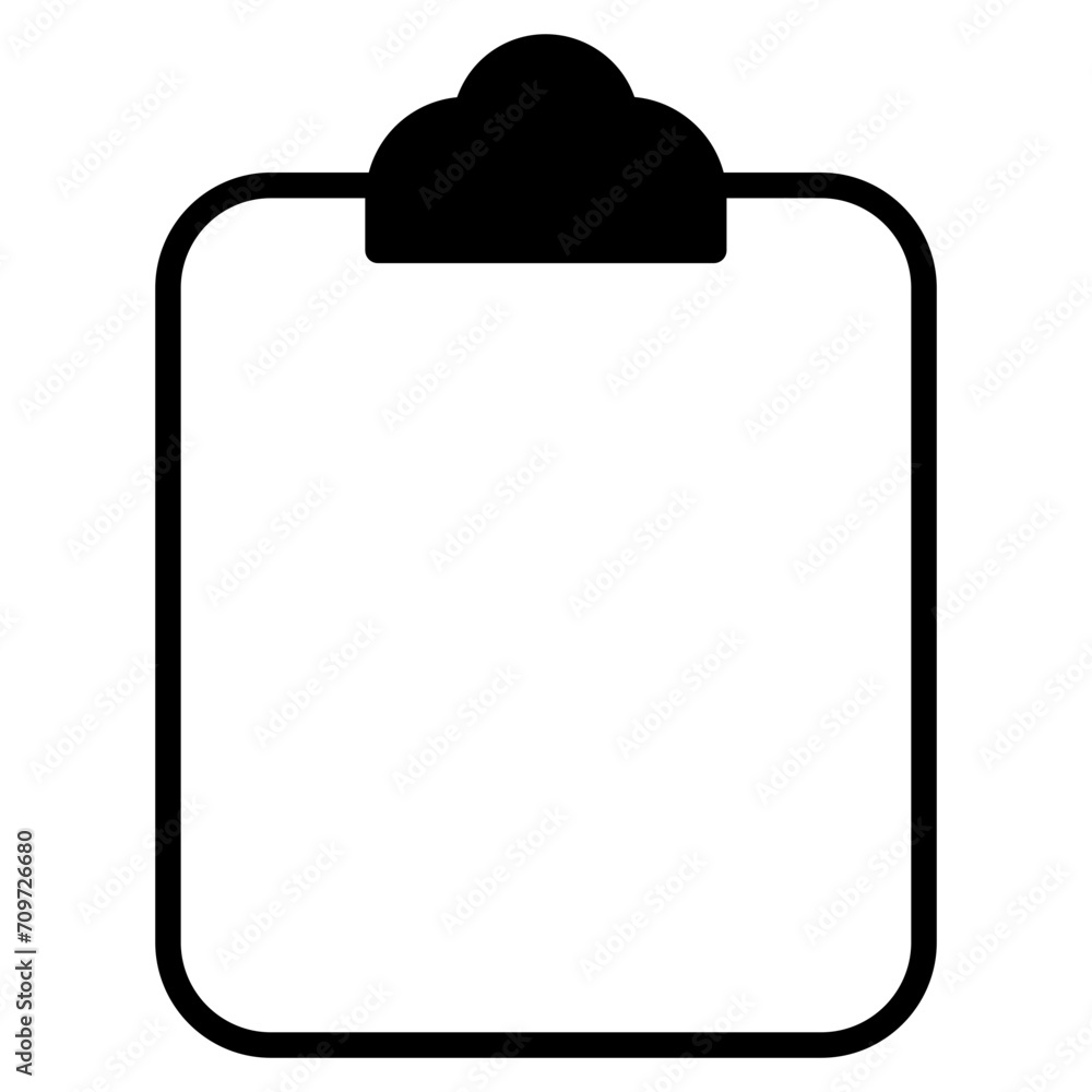 Notepad solid glyph icon Notepad solid glyph icon