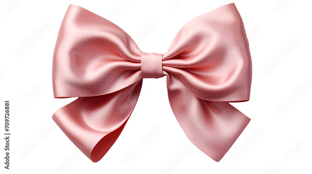 pink bow png. pink satin bow top view png. pink bow flat lay png. pink silk bow isolated. pink ribbon png. ribbon png - obrazy, fototapety, plakaty 