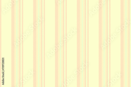 Idea vector lines fabric, teenage textile texture pattern. Grunge stripe seamless vertical background in lemon chiffon and orange colors.