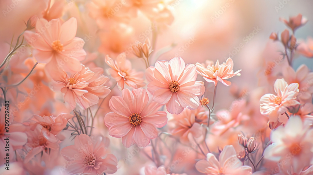 Capture the intricate beauty of peonies in the enchanting Peach Fuzz, the color of the year 2024, through a close-up macro lens. Capture the intricate beauty of peonies in the enchanting Peach Fuzz, the color of the year 2024, through a close-up macro lens.