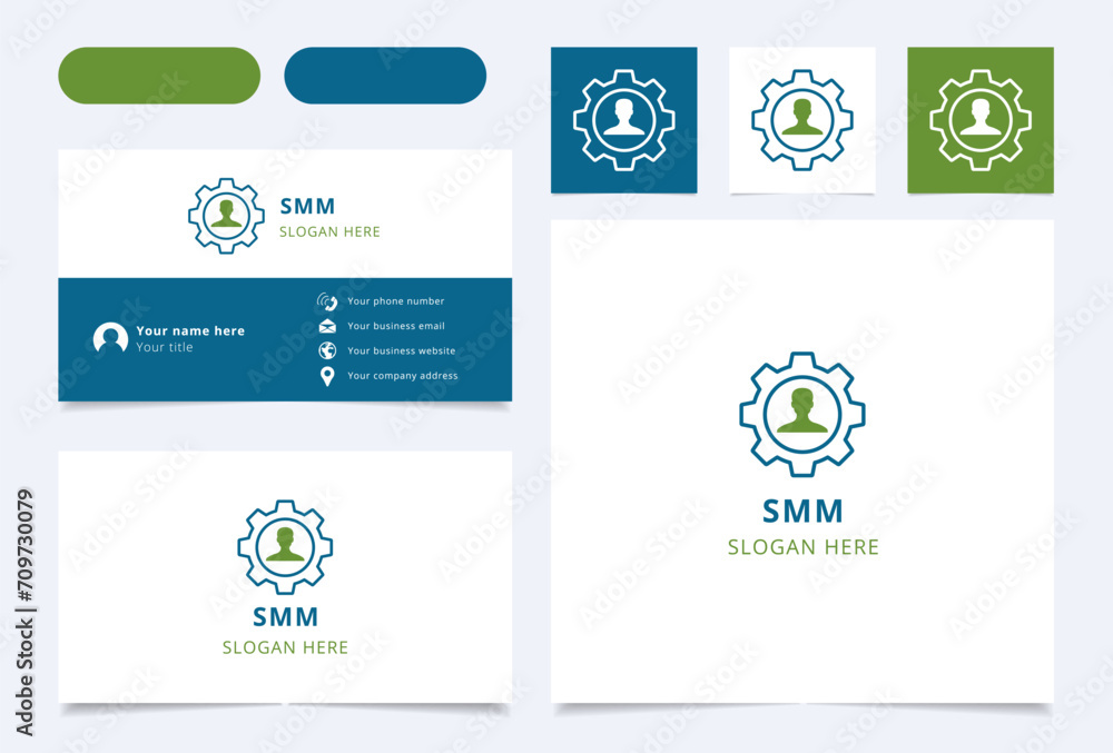 Smm logo brand business card. Branding book affilate marketing collection. Thin Smm logo Smm logo brand business card. Branding book affilate marketing collection. Thin Smm logo