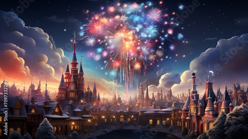 New Year’s Eve at the Enchanted Castle, Generative ai