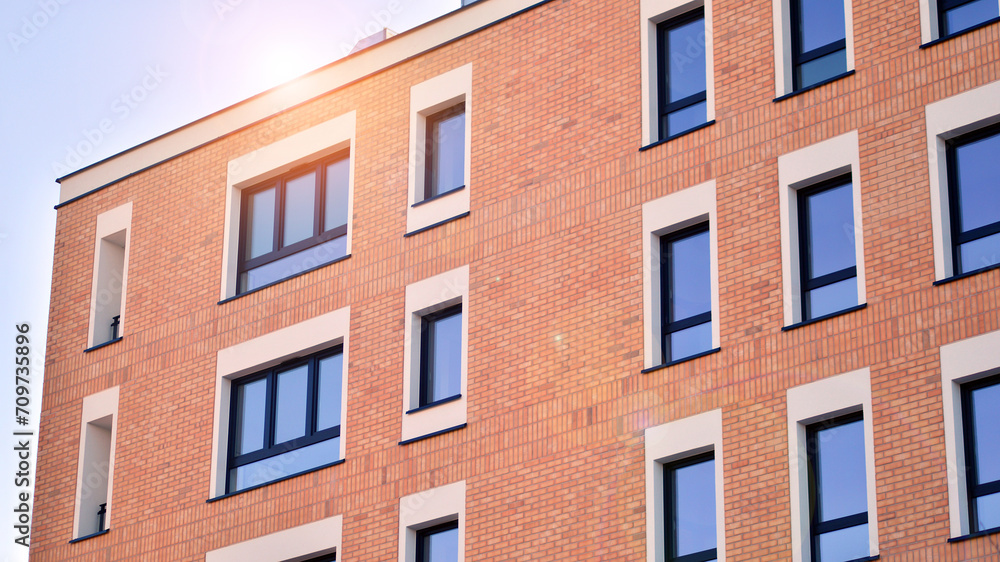 Residential area with modern apartment building. Multi Storey modern, new and stylish living block of flats. Residential area with modern apartment building. Multi Storey modern, new and stylish living block of flats.