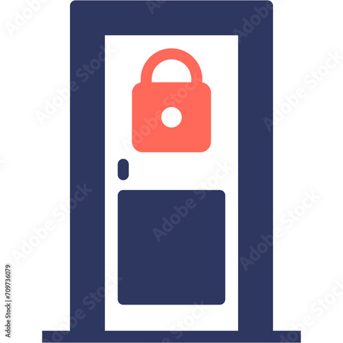 Locked Door Icon