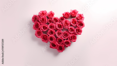 Valentine's Day, love and romance background, background with heart shapes