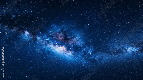 The milkyway in the night sky