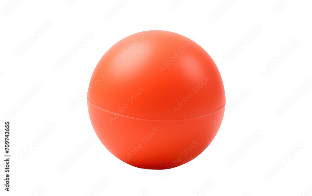 Pliable Rubber Ball isolated on transparent Background - obrazy, fototapety, plakaty 