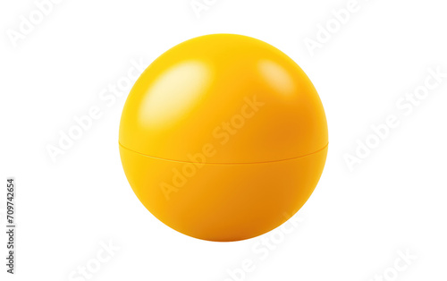 Pliable Rubber Ball isolated on transparent Background