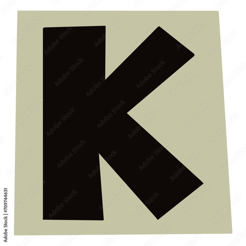 Paper style ransom note letter Paper style ransom note letter