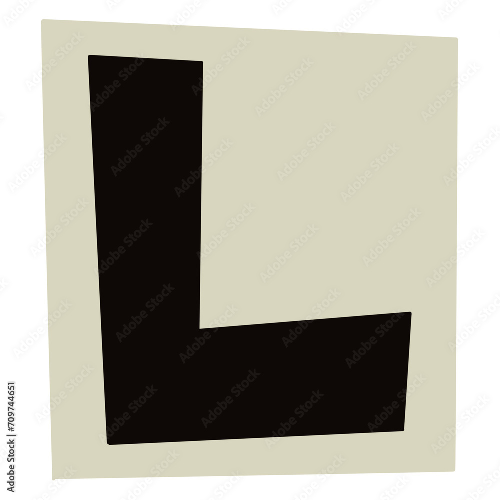 Paper style ransom note letter Paper style ransom note letter