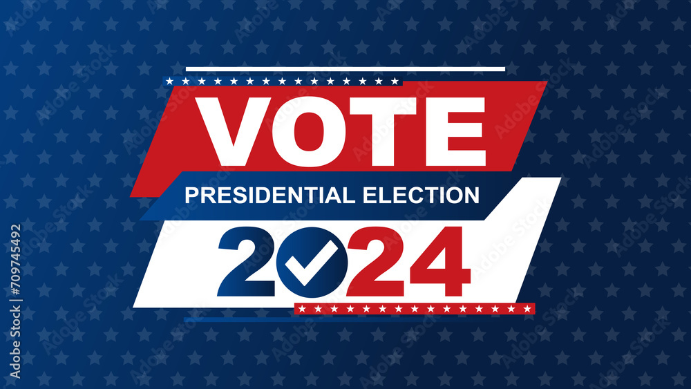 Presidential Election, Vote 2024 Background USA