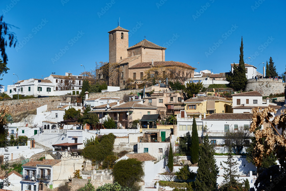 Albaicin Neighborhood, Granada, Andalusia, Spain.