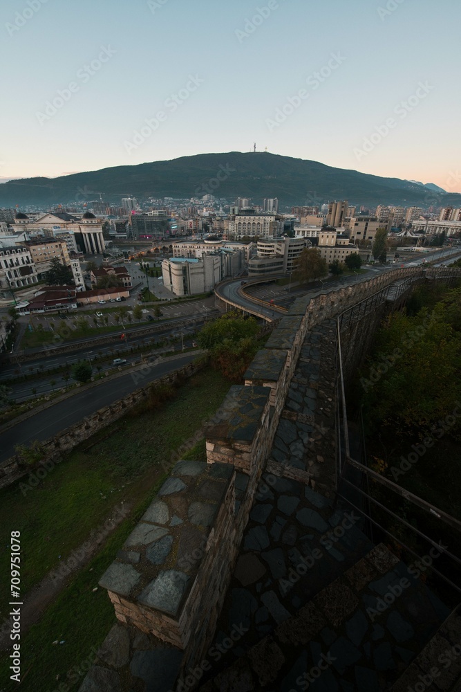 Fototapeta premium 朝の町