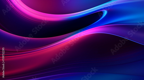 abstract neon wallpaper with colorful fantastic in blue and pink 3d render
