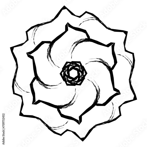 flower motive design pattern illustration