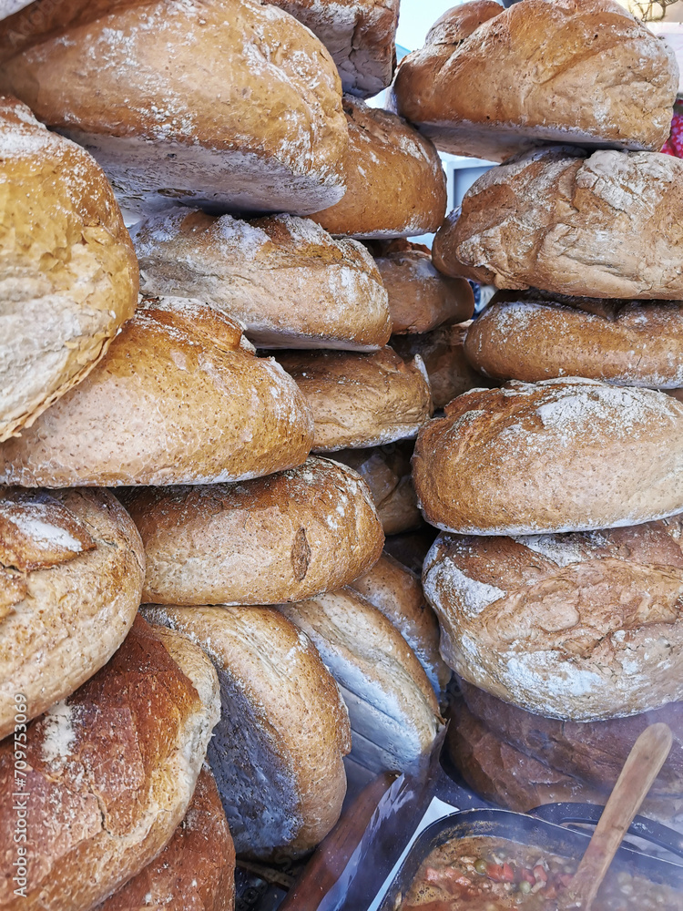 fresh bread texture
