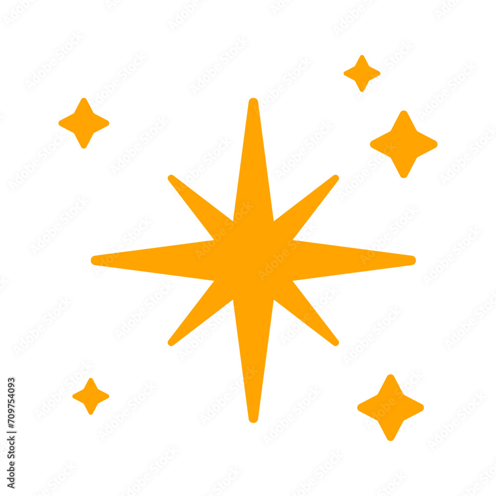 Star sparkling stars twinkles yellow. Star sparkling stars twinkles yellow.