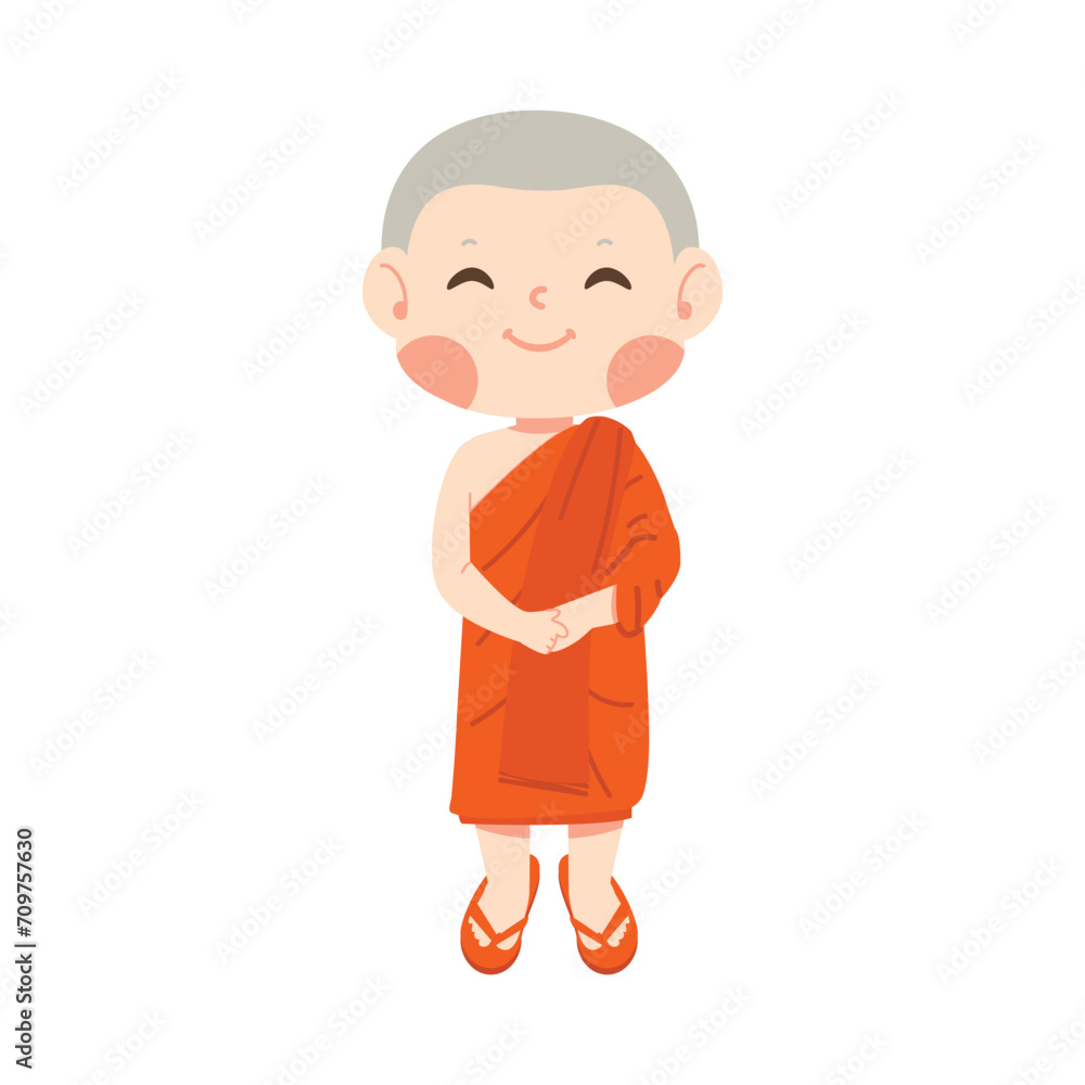 Man buddhist monk cartoon characters Man buddhist monk cartoon characters