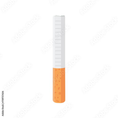 Cigarette vector flat icon Isolated