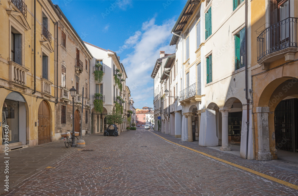 Vicenza - The street of old town.