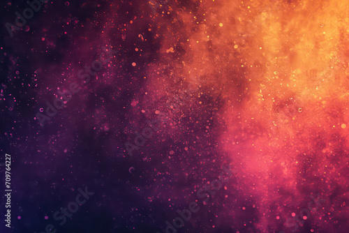 Grainy gradient background. Colorful abstract grunge background